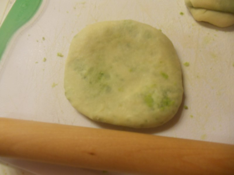 Steps for Making Green Tea Pastry