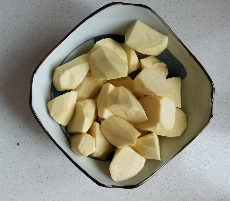 Steps for Making Sweet Potato in Sugar Frost