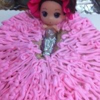 Step-by-Step Instructions for Making Raspberry Mousse Cake (Bubble Bath Doll Version)