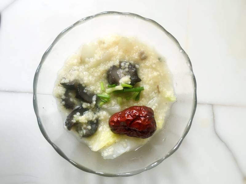 Sea Cucumber and Millet Porridge