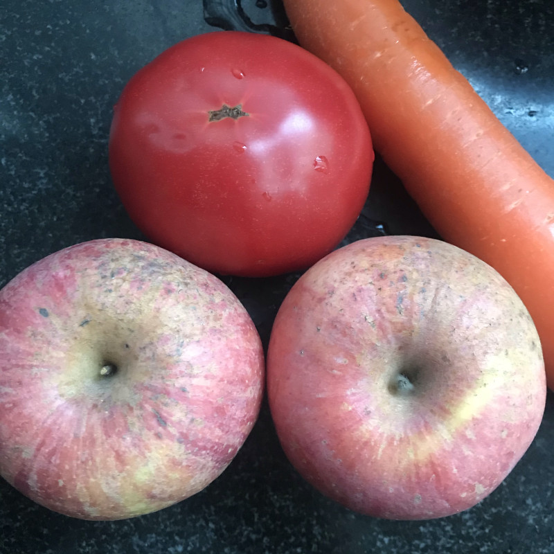 Tomato Carrot Apple Juice Making Steps