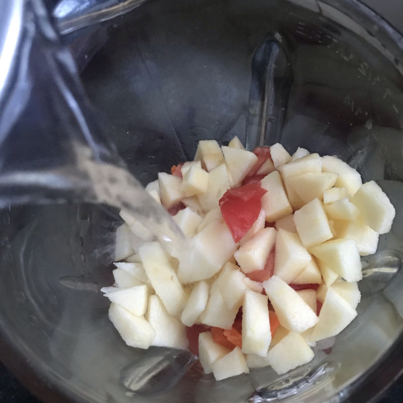 Tomato Carrot Apple Juice Making Steps