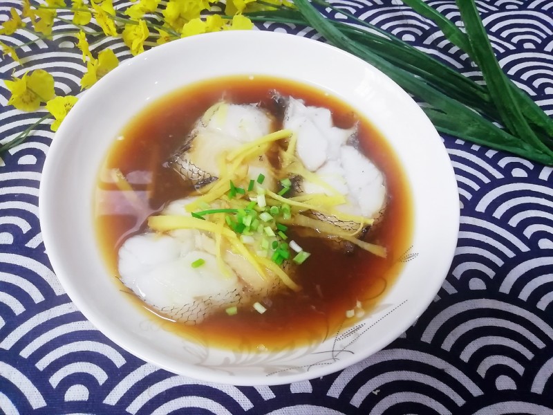 Steamed Cod Fish