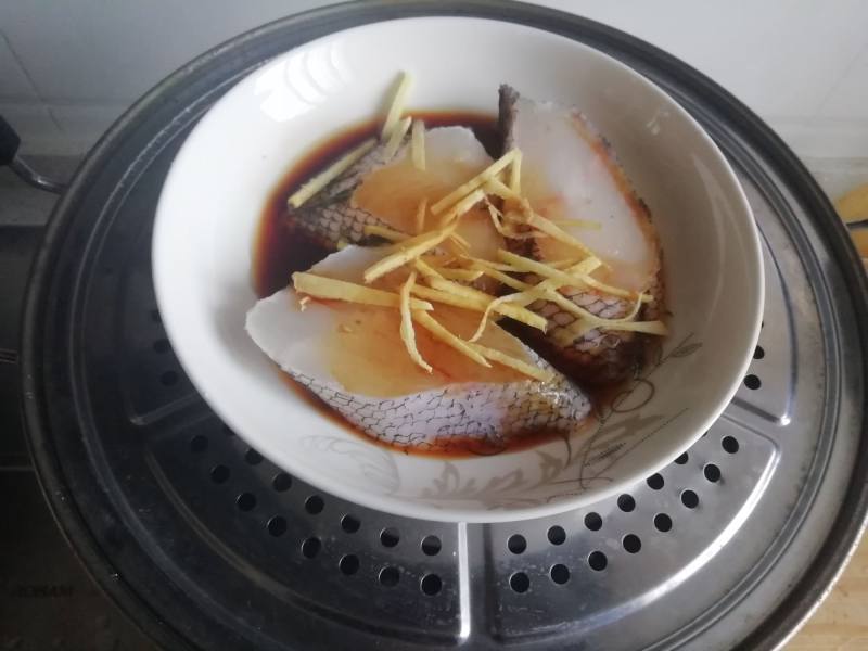 Steamed Cod Fish Cooking Steps