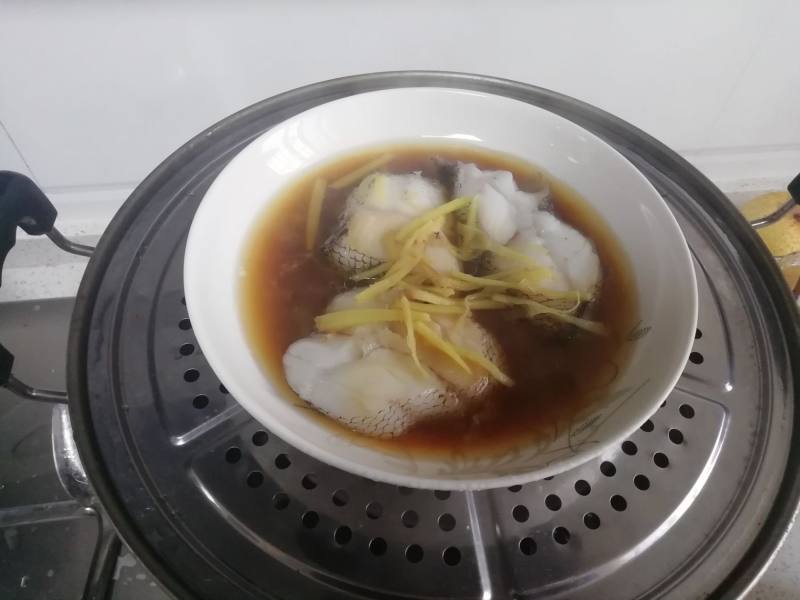 Steamed Cod Fish Cooking Steps