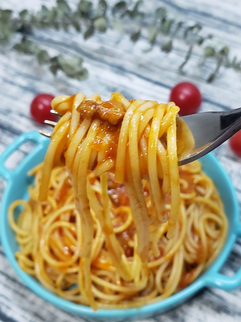 Steps for Making Simple and Delicious Tomato and Meat Double Sauce Pasta