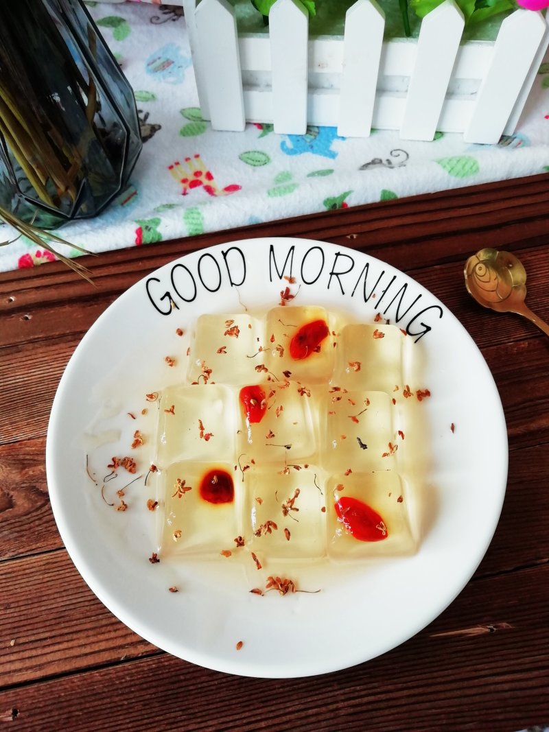 Osmanthus and Goji Berry Jelly