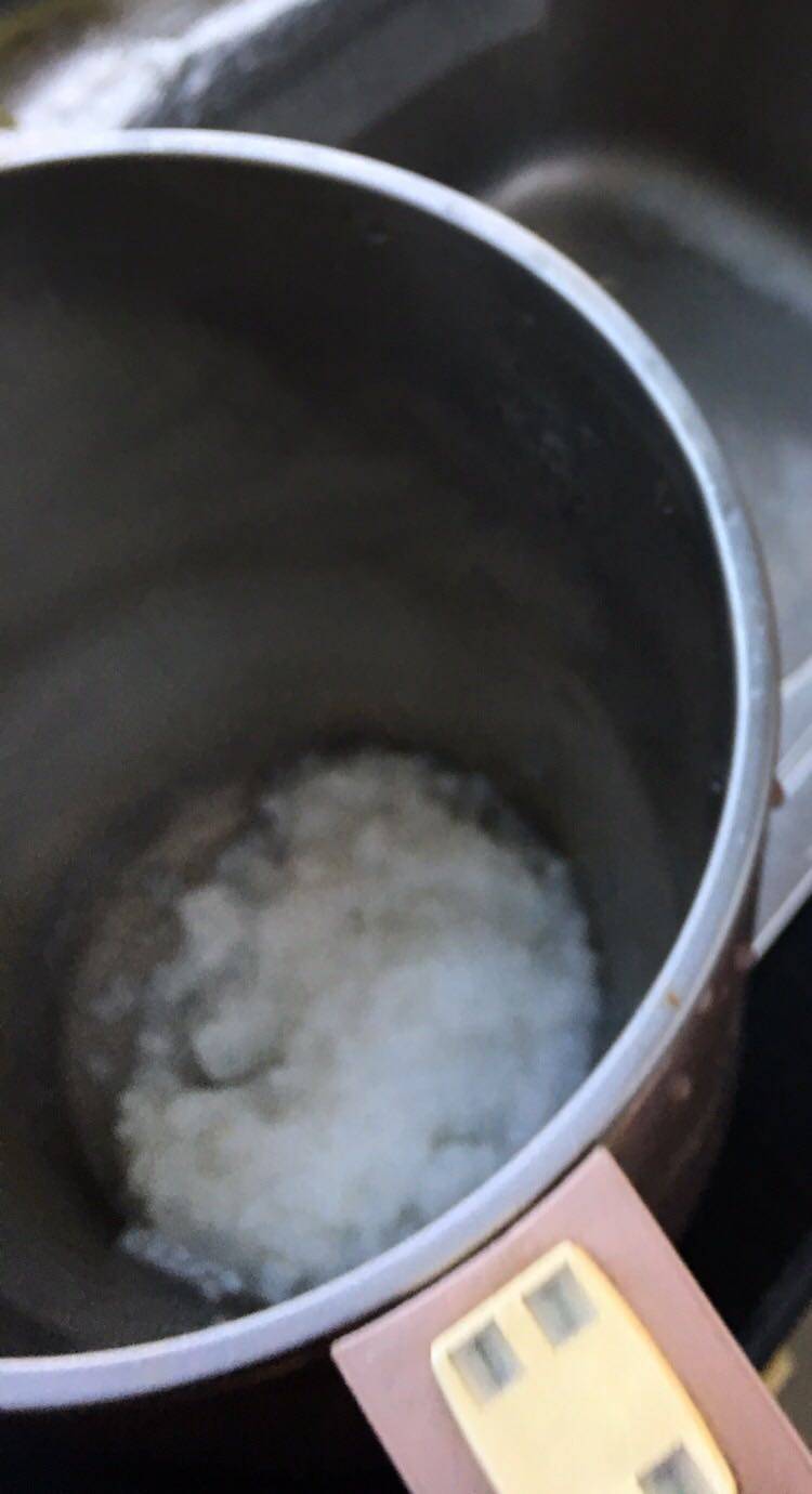 Chestnut Sweet Potato Rice Porridge Making Steps