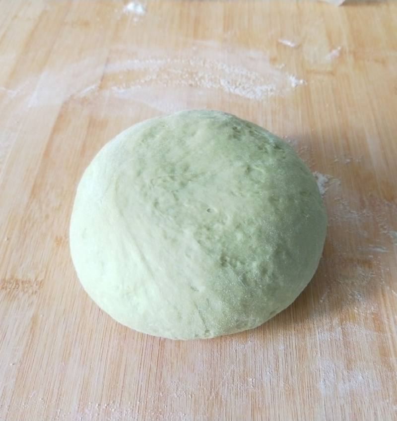 Steps for Making Matcha Powder Bread