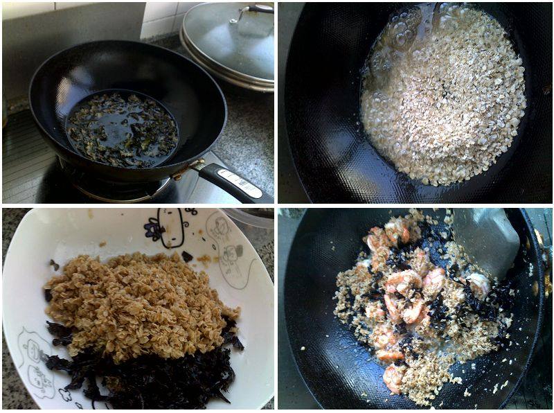 Steps for Cooking Wheat-flavored Shrimp