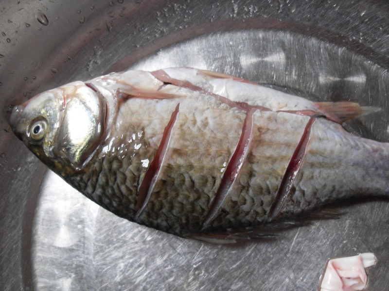 Steps for making Sour Cabbage (Huo Xiang) Carp