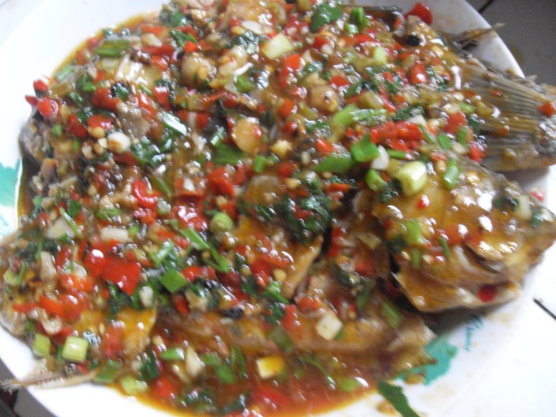 Steps for making Sour Cabbage (Huo Xiang) Carp