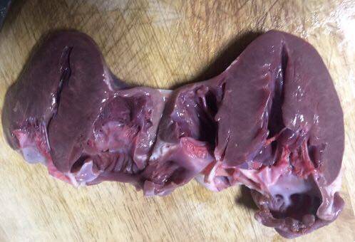 Steps for Making Cold Tossed Pig Heart