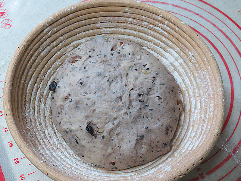 Steps for making Healthy and Rustic Whole Wheat Blueberry and Pecan Soft European Bread