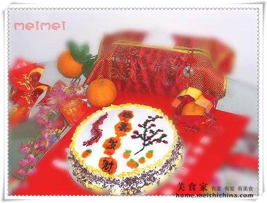 Chinese New Year Cake DIY@@Firecracker Spring Sponge Cake