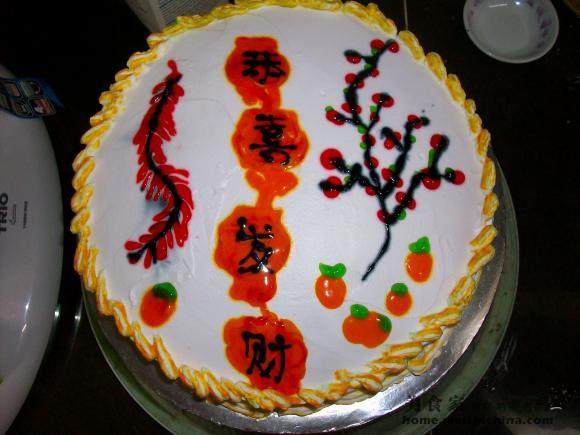 Chinese New Year Cake DIY@@Firecracker Spring Sponge Cake Making Steps