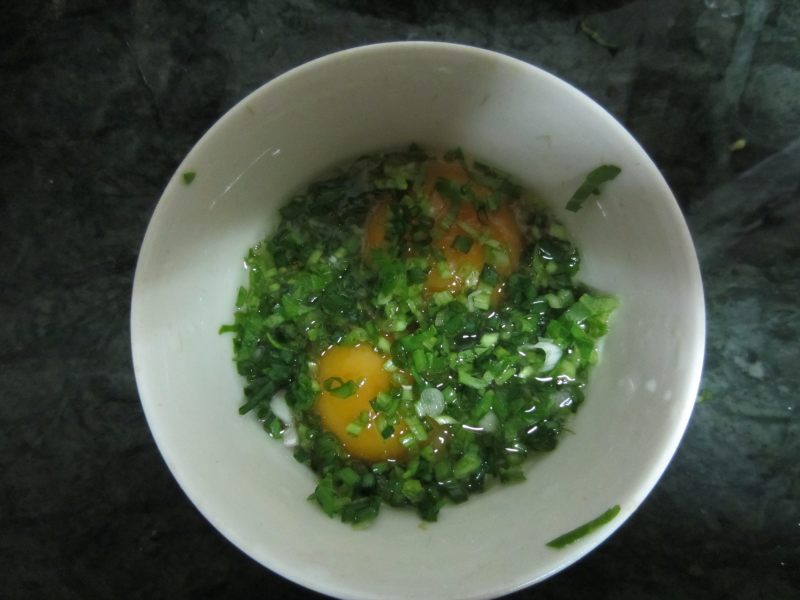 Red Rice Porridge + Scallion Shrimp Omelette with Parsley + Microwave Green Peppers, Delicious Breakfast Cooking Steps