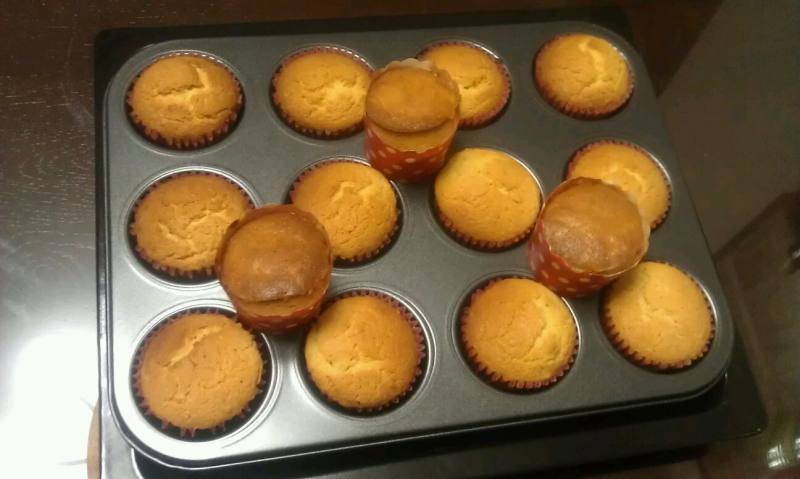 Steps for Making Peanut Butter Muffins