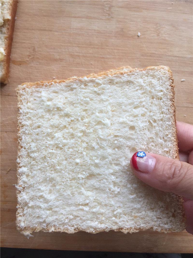 Cheese Durian Toast Cooking Steps