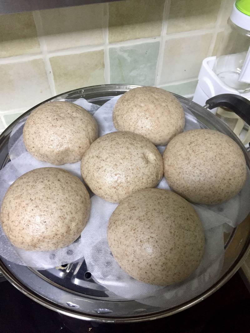 Whole Wheat Bran Steamed Buns