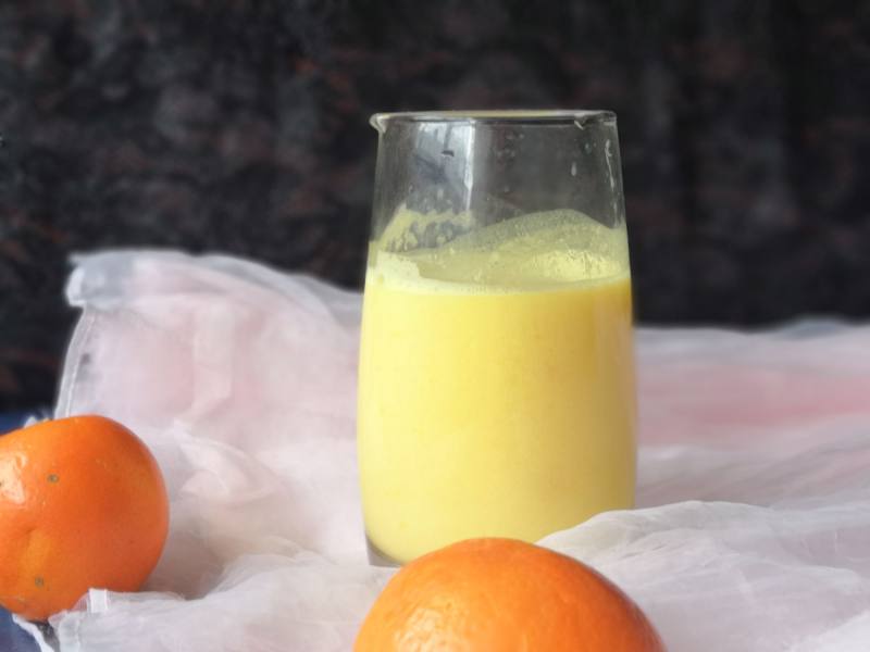 Steps for Making Yogurt Navel Orange Juice