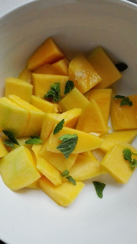 Steps for Cooking Green Mango and Cucumber Platter