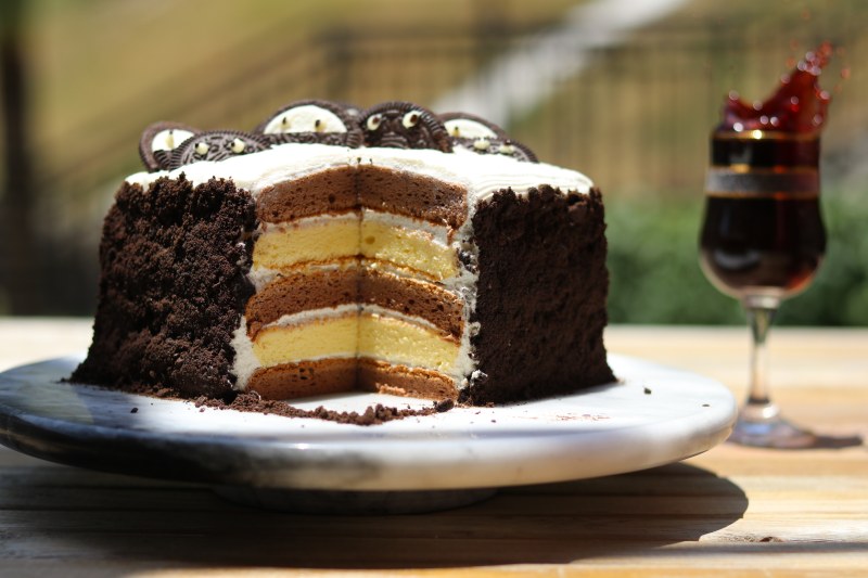 Steps for Making Oreo 6-Inch Mini Cake