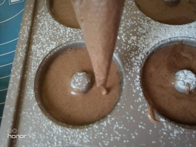 Cocoa Donuts Making Steps