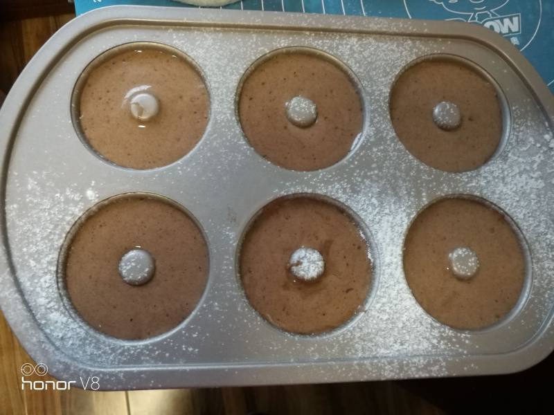 Cocoa Donuts Making Steps