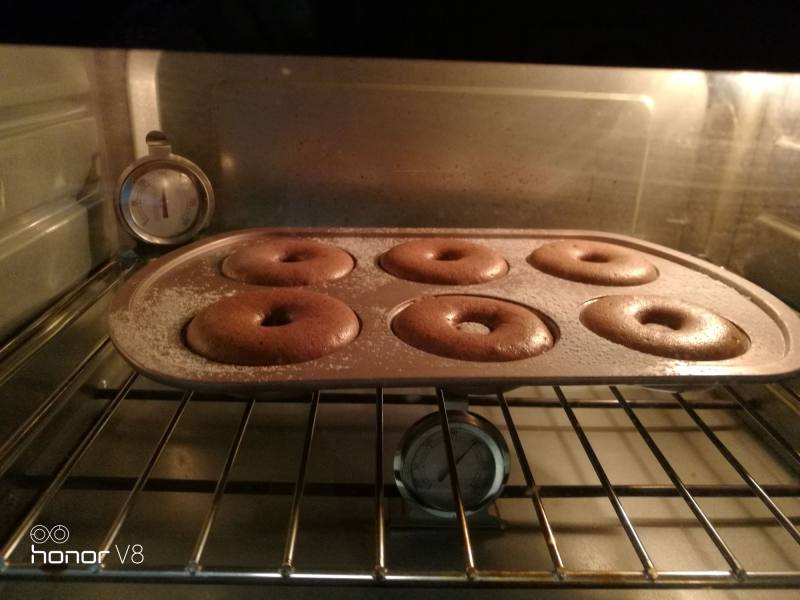 Cocoa Donuts Making Steps