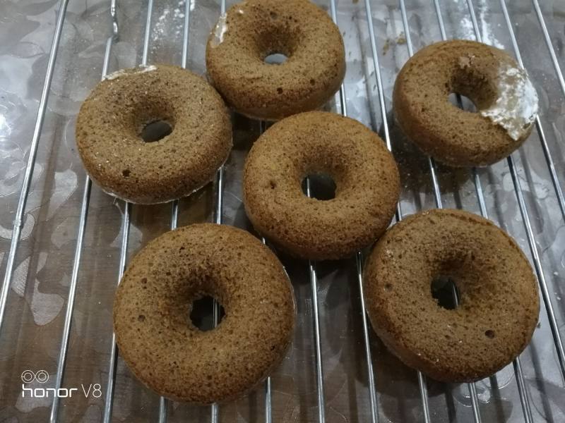 Cocoa Donuts Making Steps