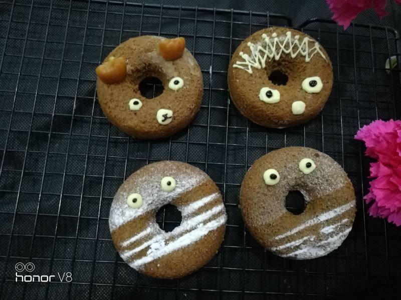 Cocoa Donuts Making Steps