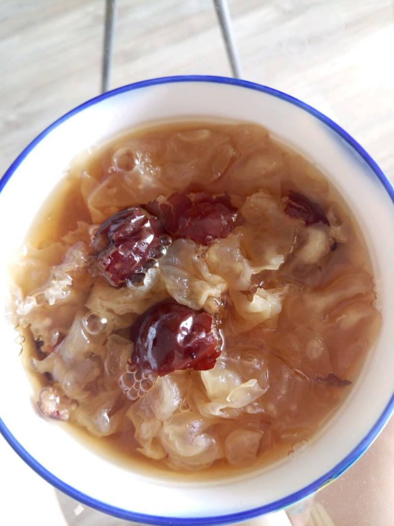 Steps for Cooking Sweetened Tremella Soup