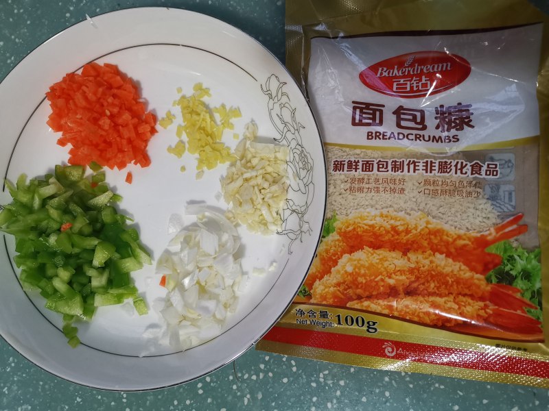 Steps for Making Breaded Shrimp Stir Fry