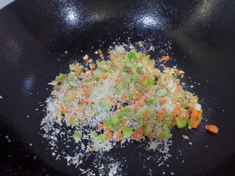 Steps for Making Breaded Shrimp Stir Fry