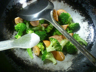 Steps to Cook Corn Sausage Stir-Fried Broccoli