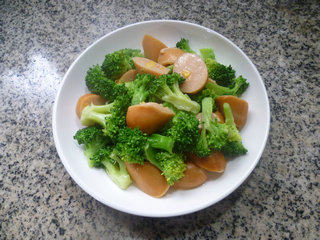 Steps to Cook Corn Sausage Stir-Fried Broccoli