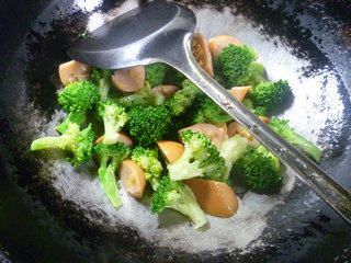 Steps to Cook Corn Sausage Stir-Fried Broccoli