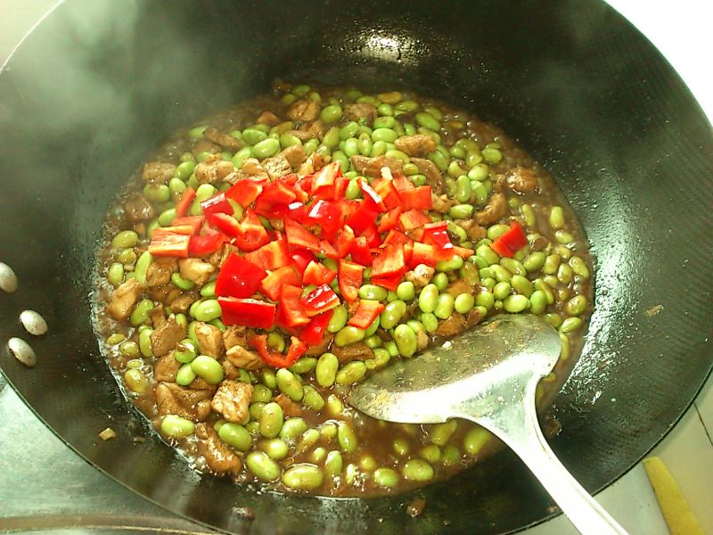 Summer Specialty Dish - Edamame with Mixed Sauce Cooking Steps