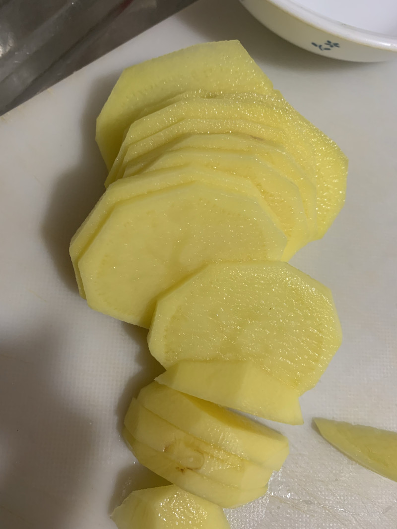 Steps for Making Potato Flower Cookies