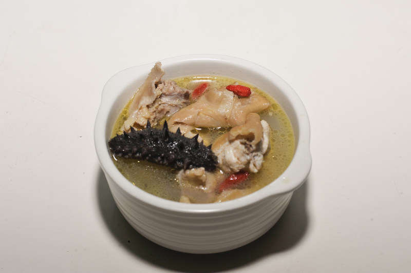 Sea Cucumber and Chicken Soup