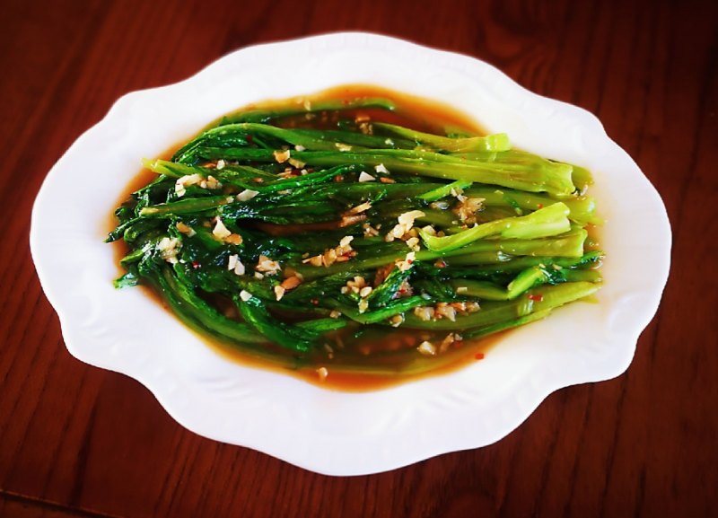 Braised Oil Wheatgrass ~ <Quick and Easy Vegetarian Dish>