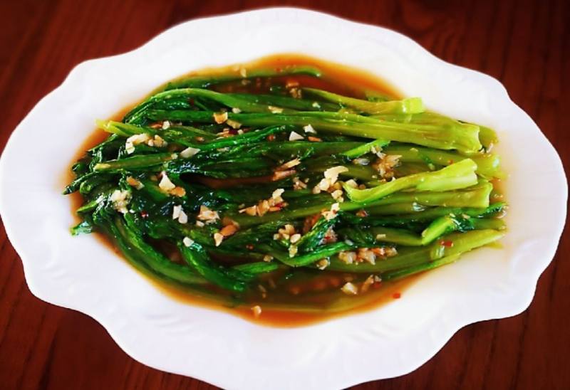 Steps for cooking Braised Oil Wheatgrass ~ <Quick and Easy Vegetarian Dish>