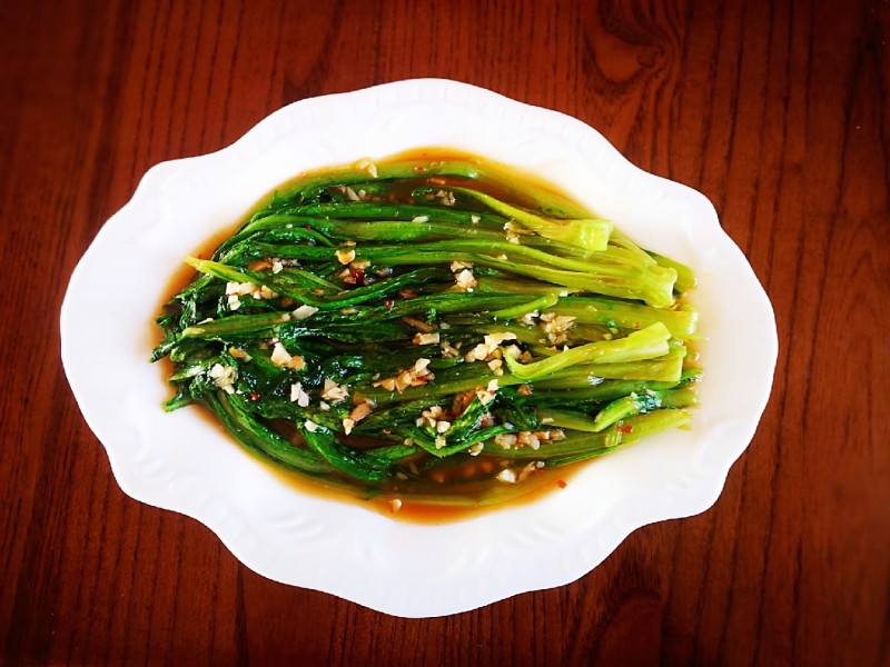 Braised Oil Wheatgrass ~ <Quick and Easy Vegetarian Dish>