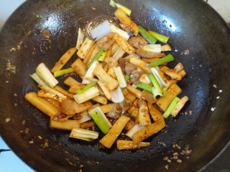 Stir-Fried Chinese Yam Steps