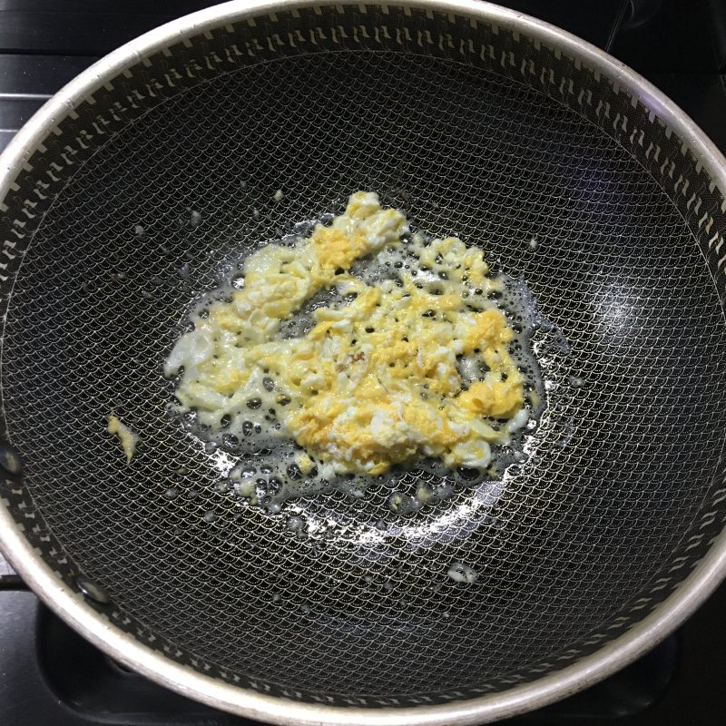 Steps to Make Pickled Vegetable and Egg Fried Rice