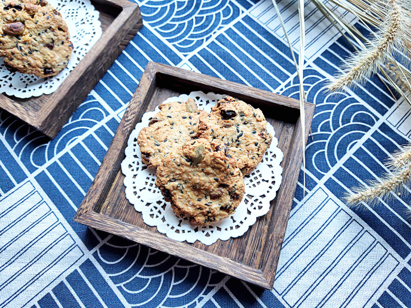 Air Fryer Baked Oatmeal Cookies