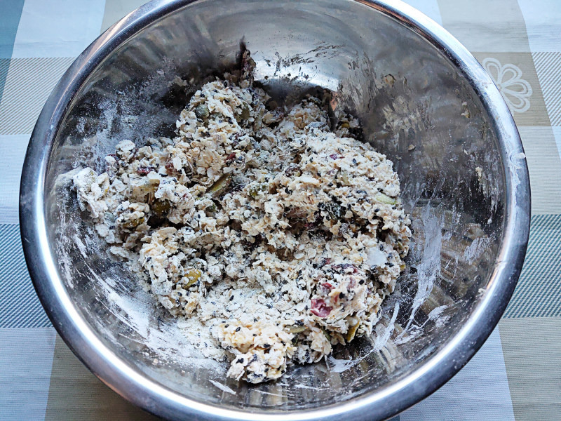 Steps for Making Air Fryer Baked Oatmeal Cookies