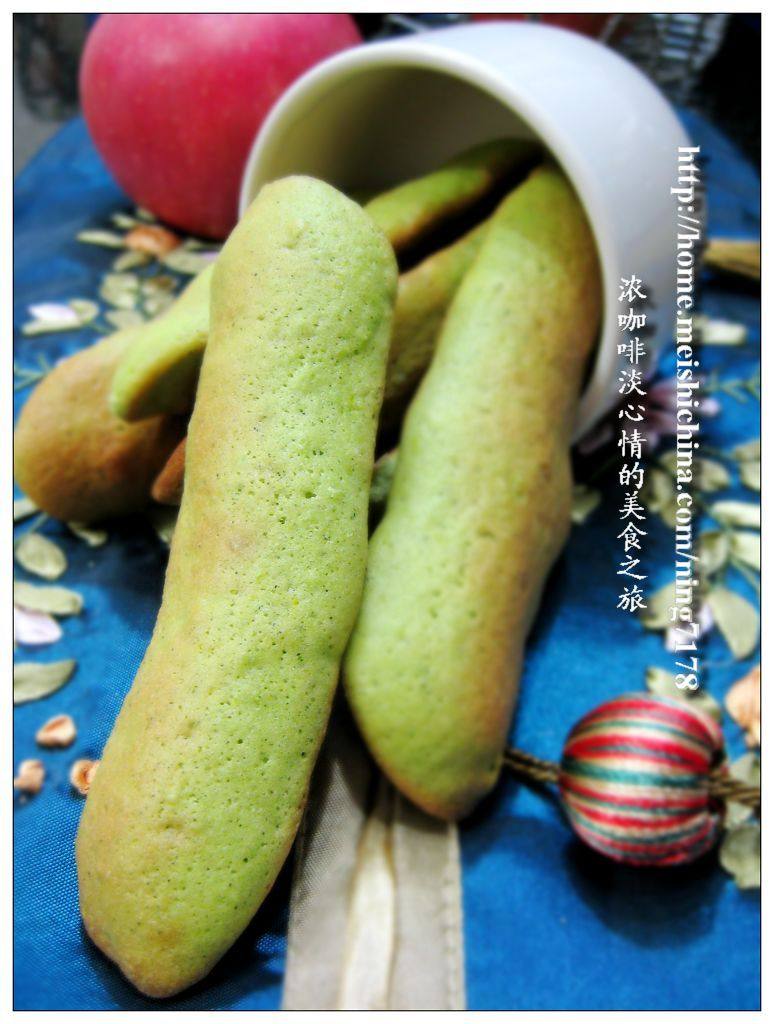 Matcha Finger Biscuits