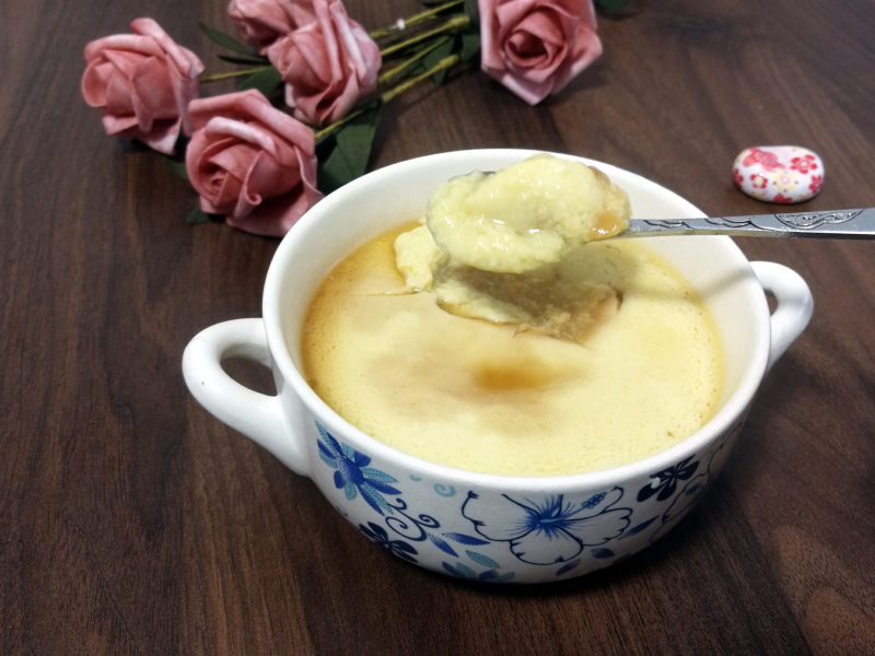 Tofu Steamed Egg Custard